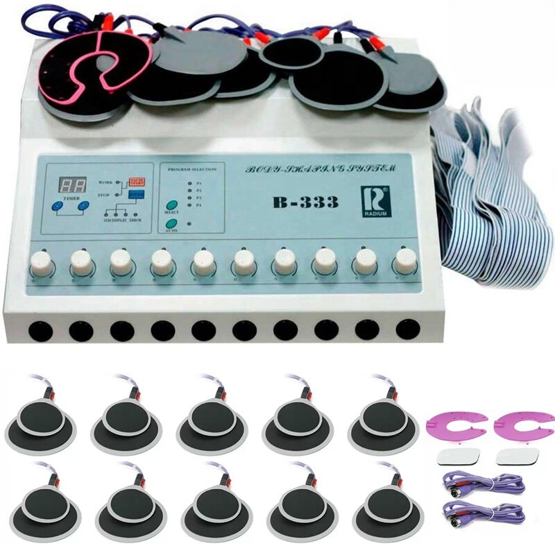 Electric Pad Muscle Stimulator Machine Body Sculpting Massager Weight Loss