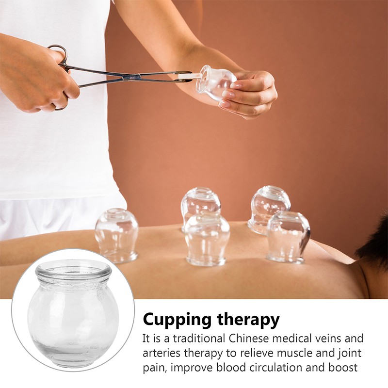 Medicine Tank Thickening Glass Vacuum Cupping Jar Can Opener Cupping TheraXIF Jo