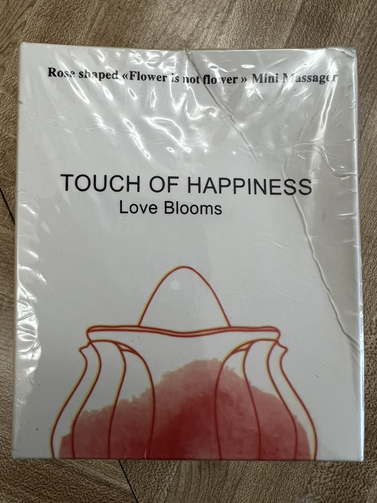 Rose Shape Mini Massager Tongue Lick Vibrate NIB NEW SENSUAL USB Charged