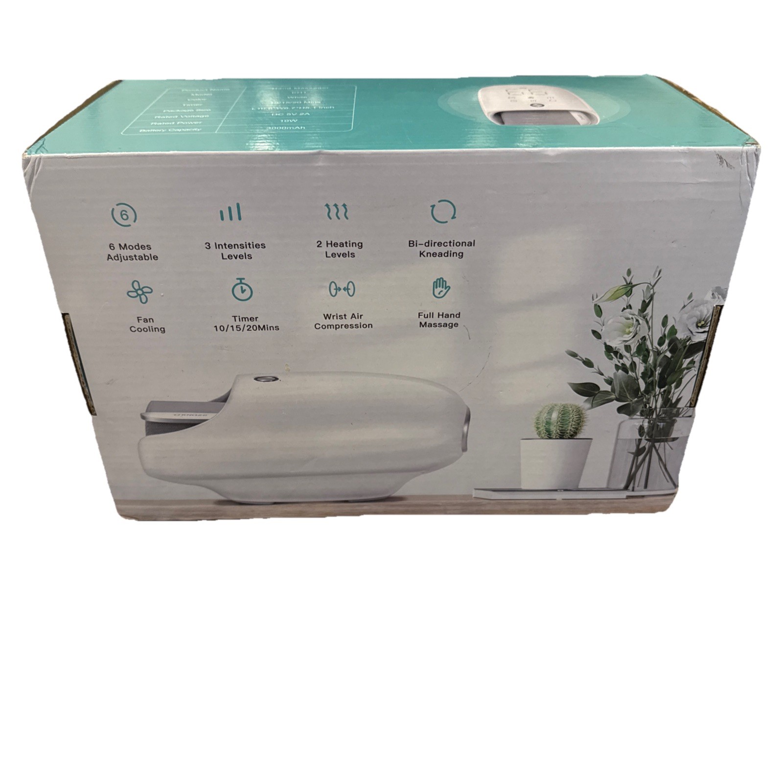 KNQZE Hand Massager with Heat and Compression,Touchscreen Massager New Open Box