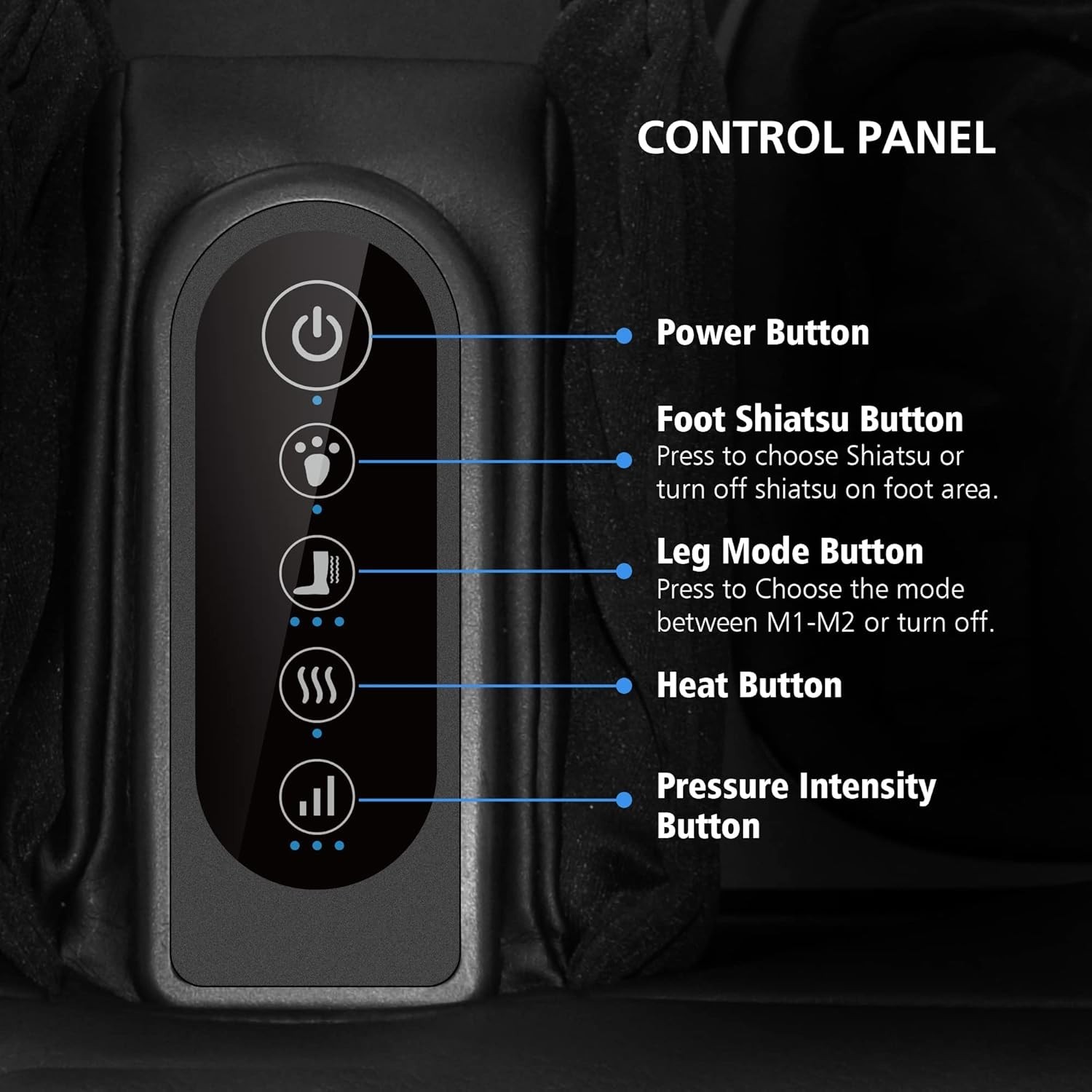 2 in 1 FSA Foot Massager Machine, HSA Shiatsu Foot and Calf Massager with Hea…