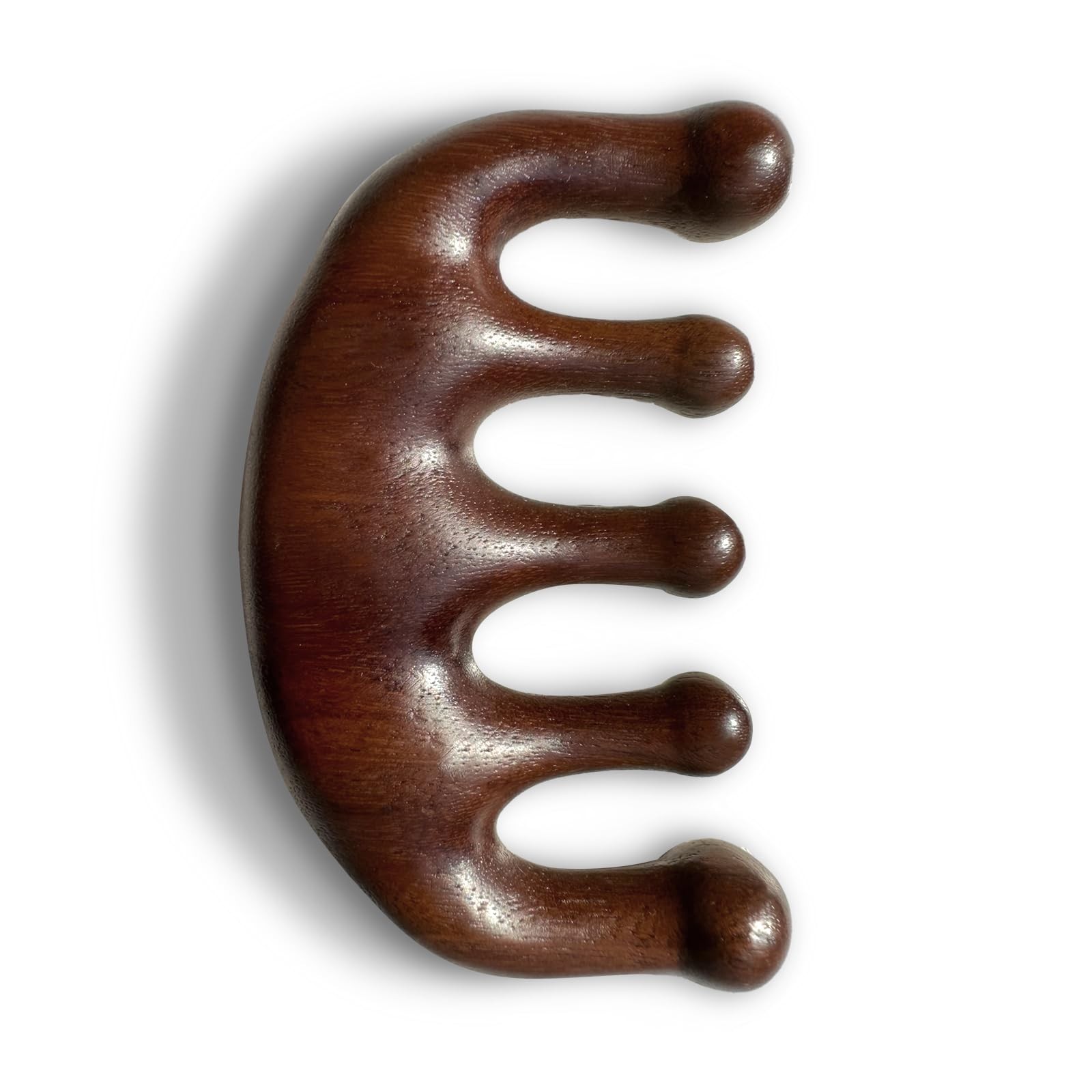 Cureder Wooden Scalp Massager Handmade 100% Natural Green Sandalwood Wide To…