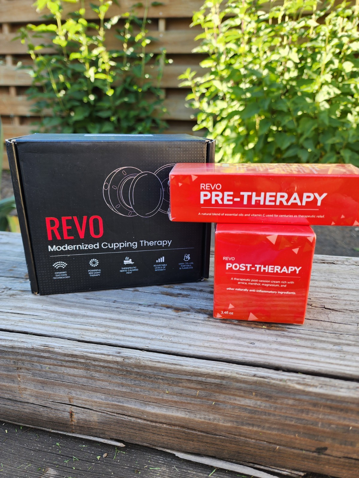 NWT REVO Modernized Cupping Red Light Therapy Device – Knots, Cellulite, Scars