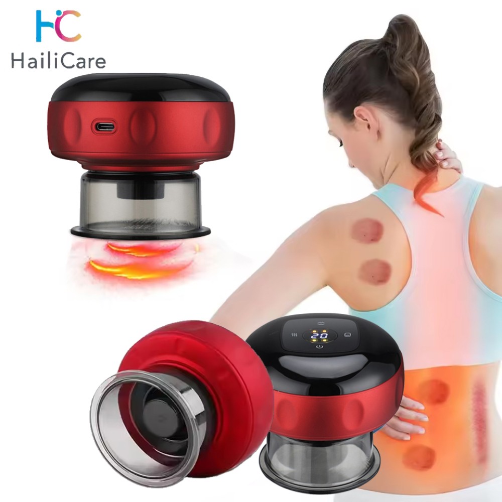 Smart Electric Cupping Massage Suction Vacuum Scraping Therapy Machine Slimming
