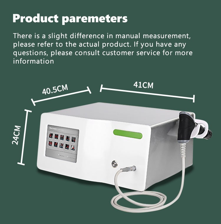 10Bar Pneumatic Shockwave ED Therapy Shock Wave Machine Deep Relief Chronic Pain