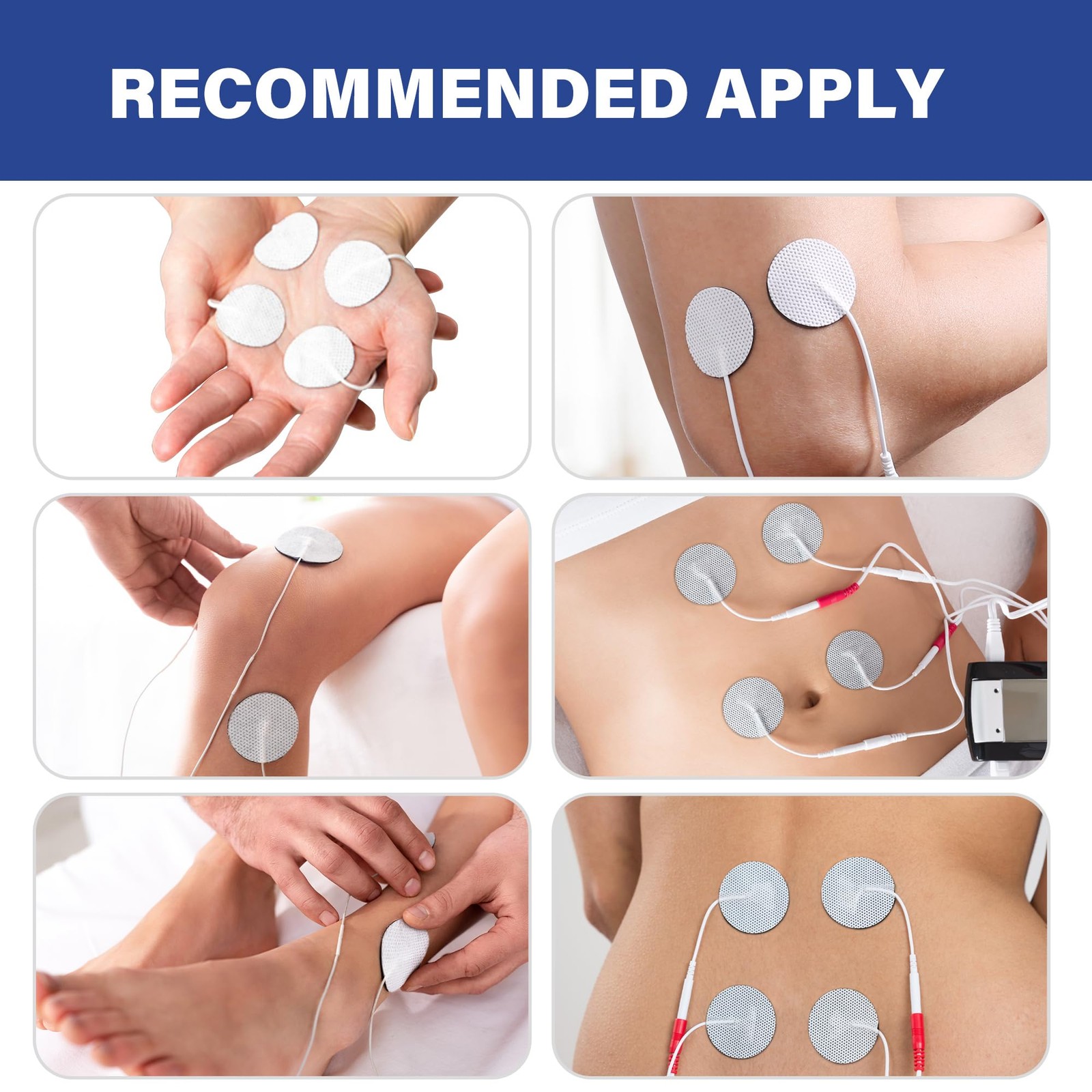 36 Electrode Pads Replacement Tool For Health unit Electrotherapy Massager Parts