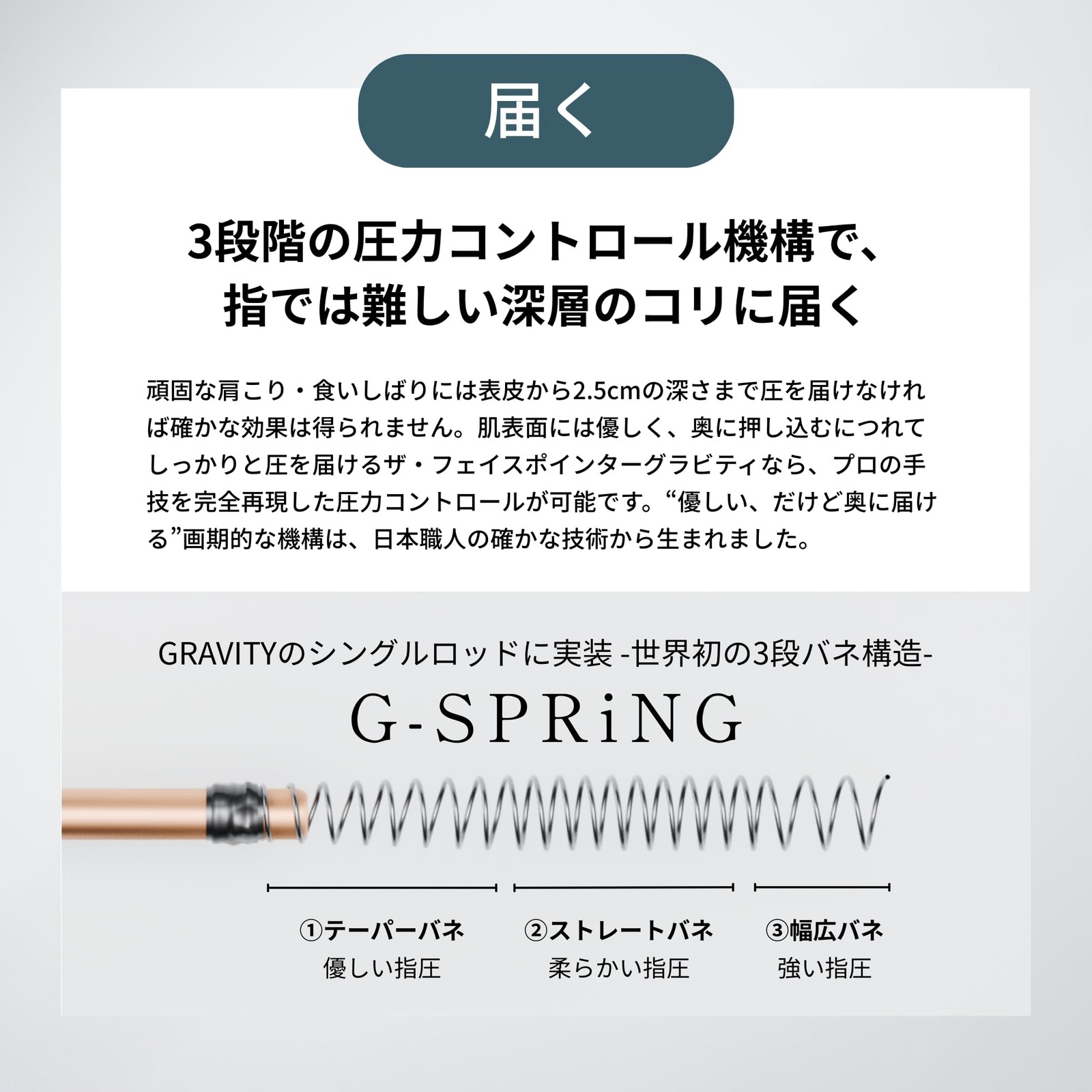 COREFIT The FACE POiNTER GRAVITY Face and Massager with Acupressure Japan