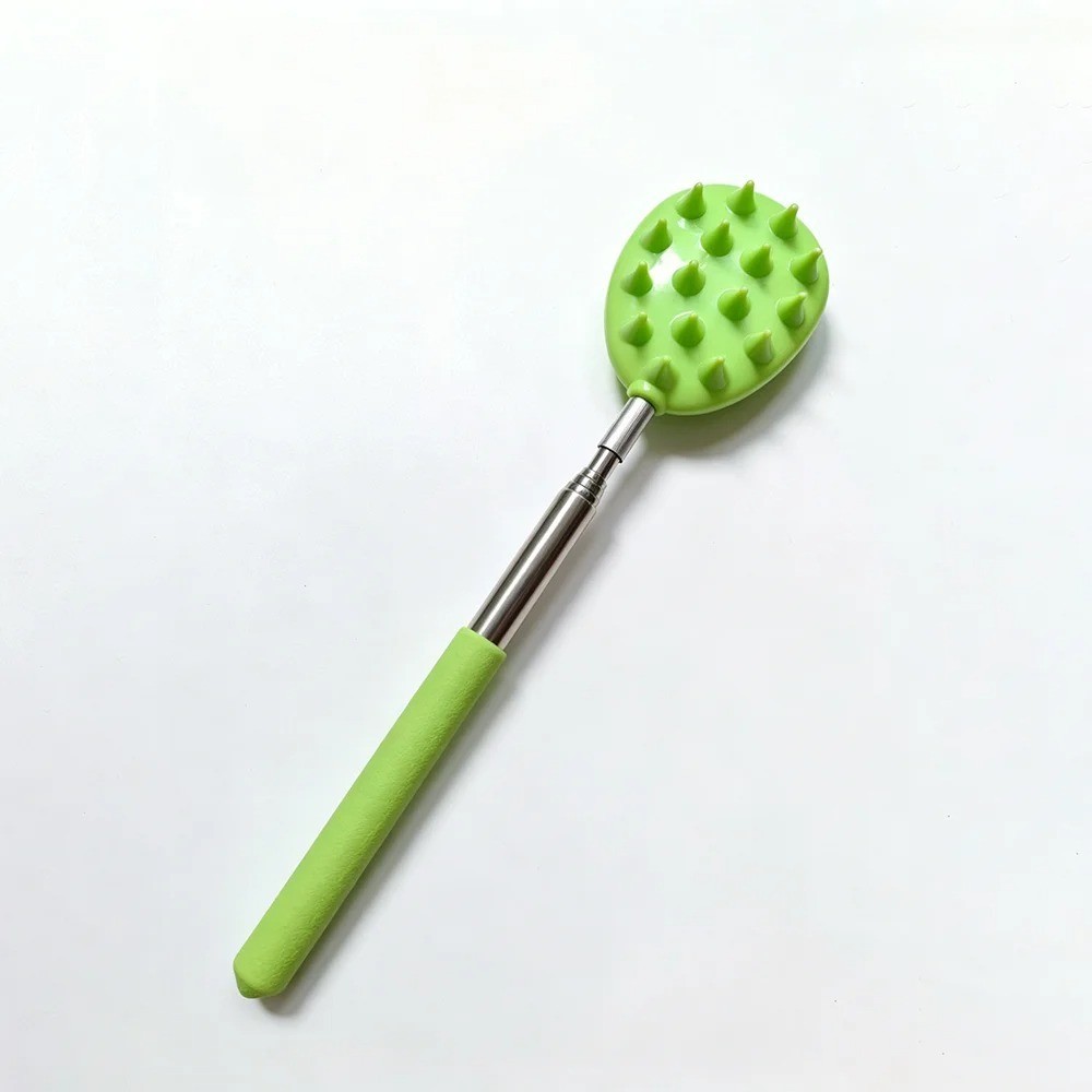 Adjustable Cactus Back Scratcher Massager 2 Spike Sizes PVC Itching Stick