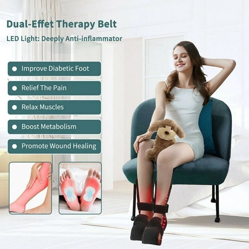 Red Light Therapy Pad for Body Back Knee Shoulder Feet Portable 660nm 880nm Gift