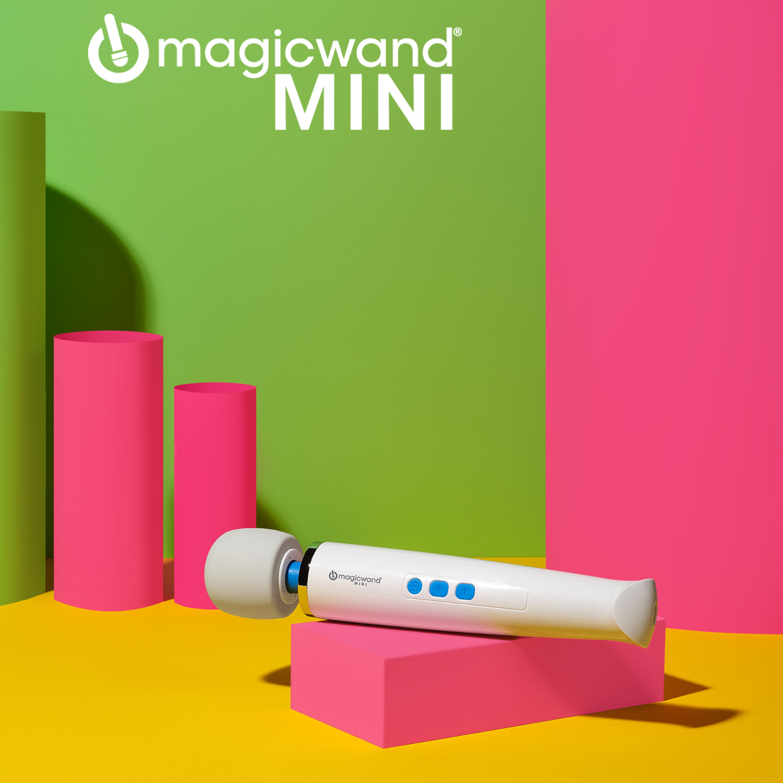 Hitachi Magic Wand Mini Rechargeable Massager by Vibratex +Lubricant For Women