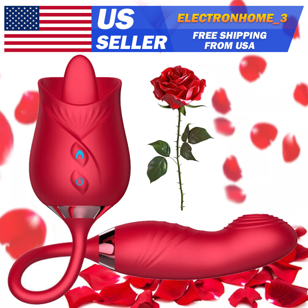 10 speed for Rose Female Anniversary Female Birthday Gift Massage Tongue Licking