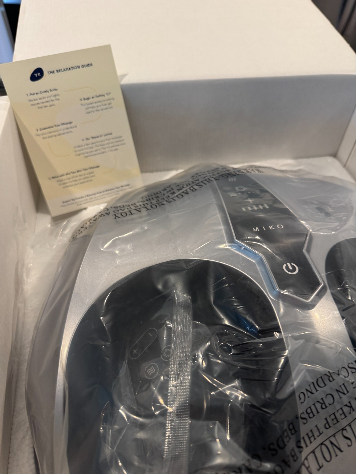 MIKO Foot Massager Machine – Deep Kneading, Shiatsu, Air Compression, and Heat