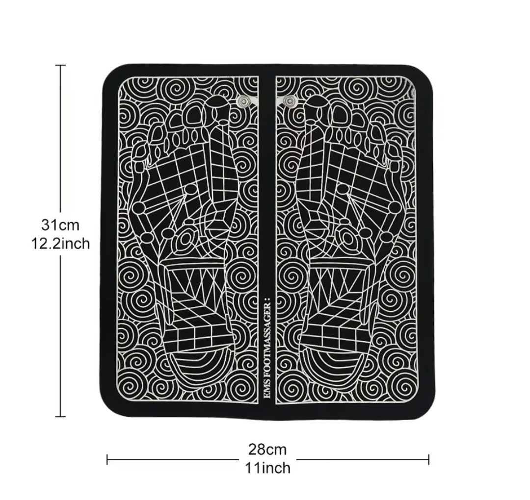 Electric USB Charging Foot Massage Mat Relaxes Foot Acupoint Massage Mat