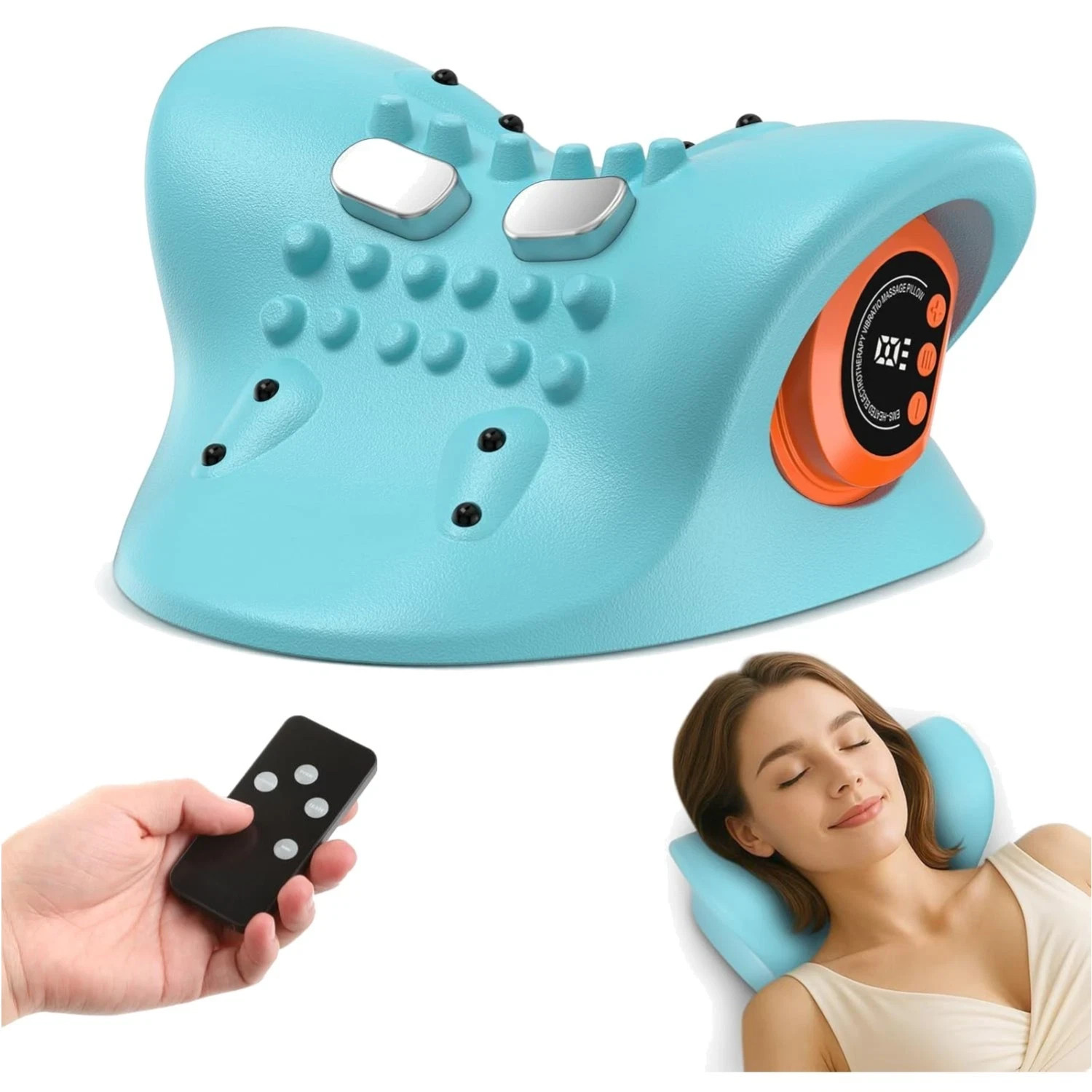 Neck Massager 2026 New Upgrade 3 in 1 Portable Massager with Heat &Comfortabl…