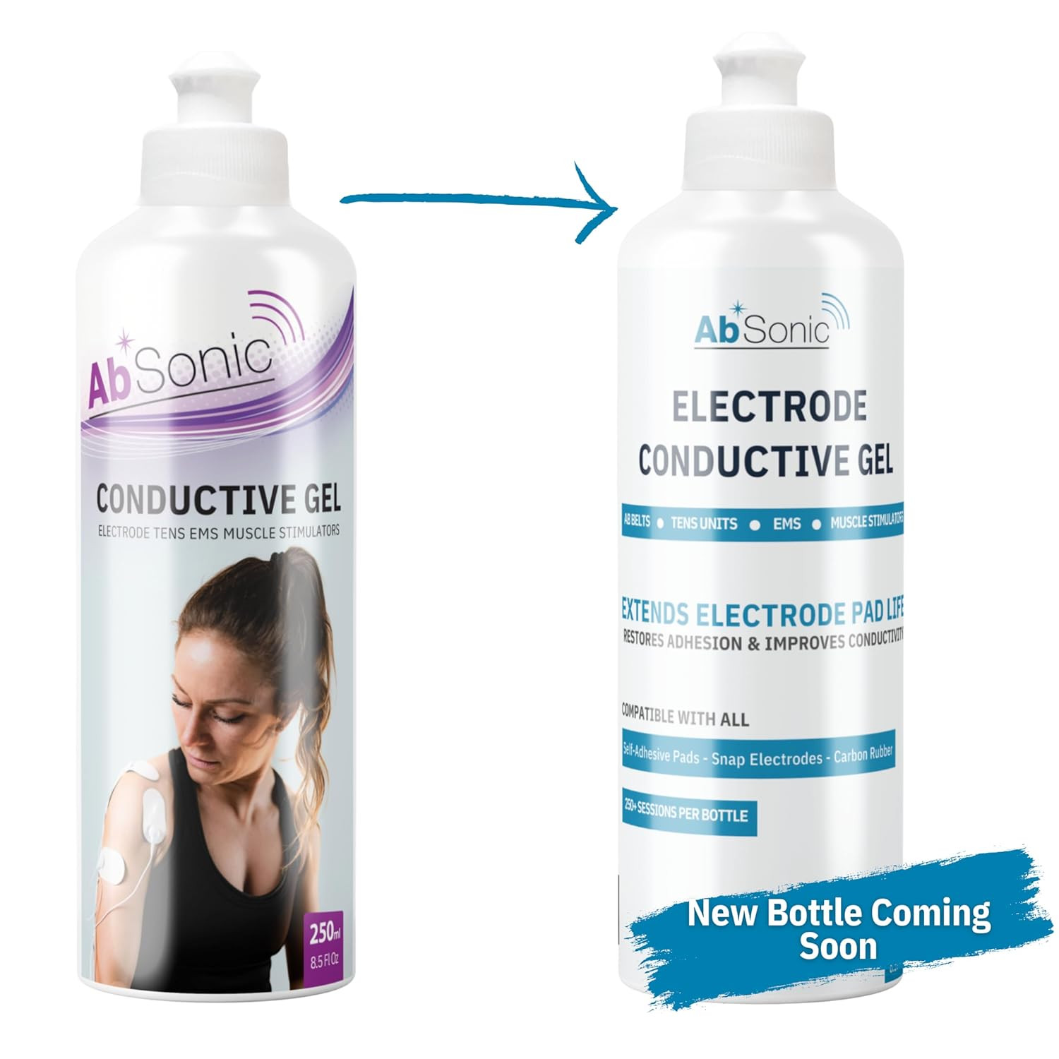 Electrode Gel for TENS Unit Pads – Conductive Gel for EMS, Muscle Stimulators &