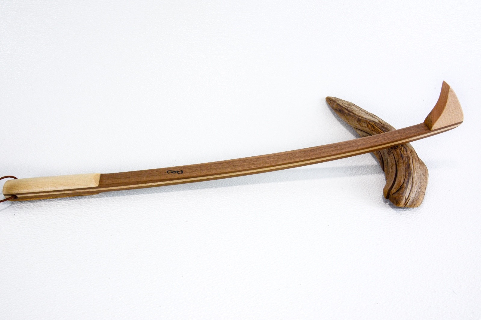 Handmade Walnut and Maple Backscratcher