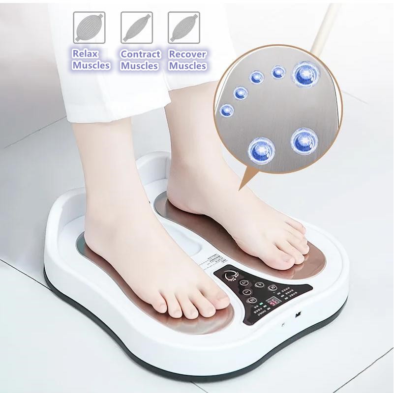 EMS Foot Massager Heat for Neuropathy Electric Legs Blood Circulation Machine