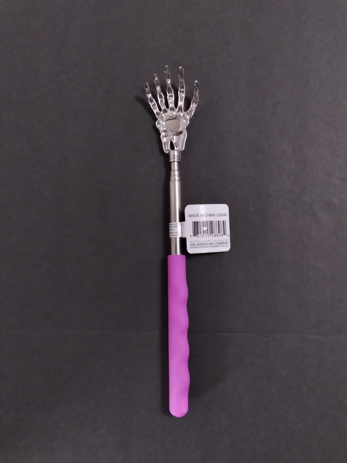 2 Pack Telescoping Metal Skeleton Back Scratcher, Portable Extendable Lot Of 2