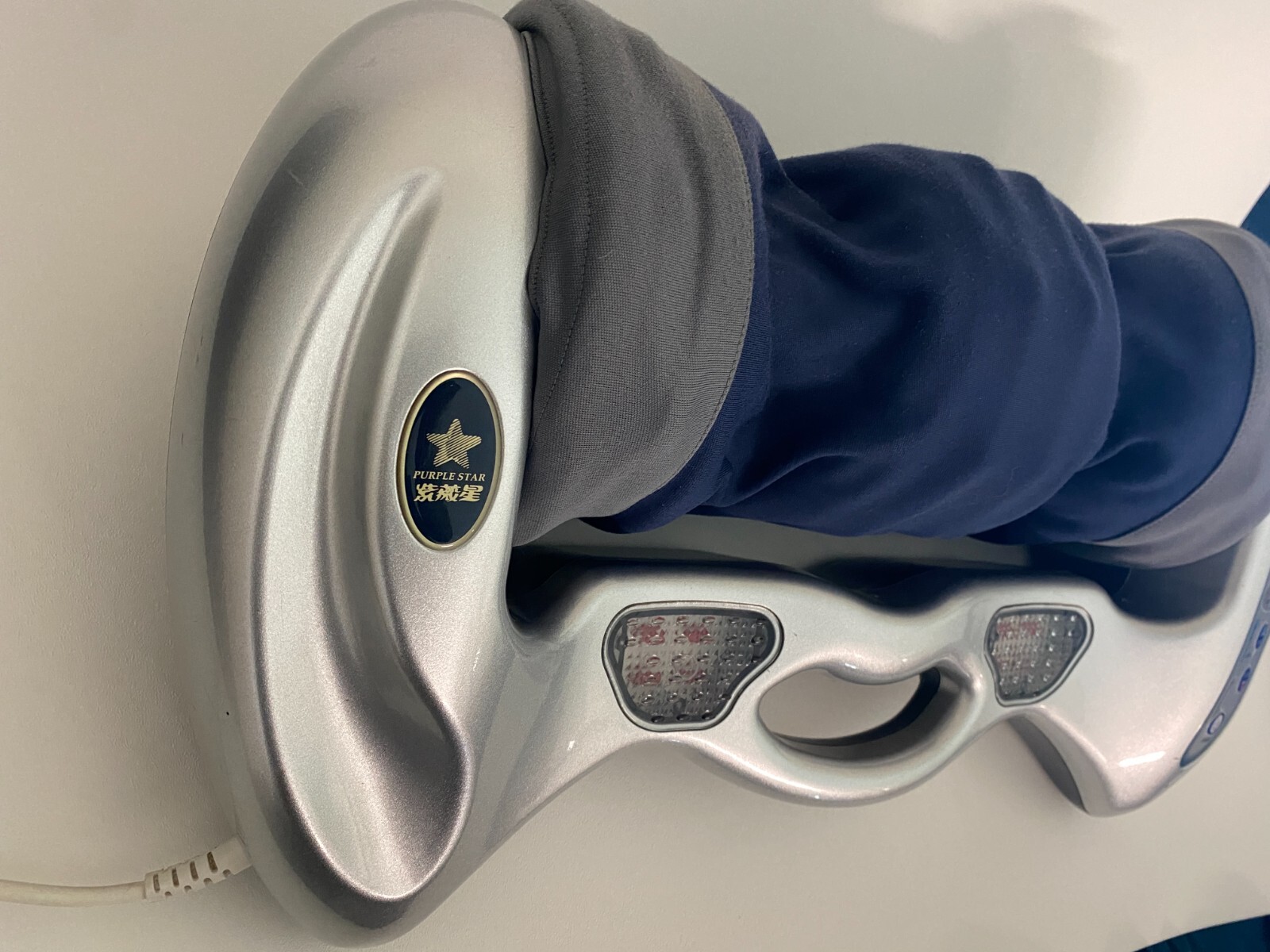 purple star Foot Heated P Reflexion Twin Rolling Kneading Massager HS-2005