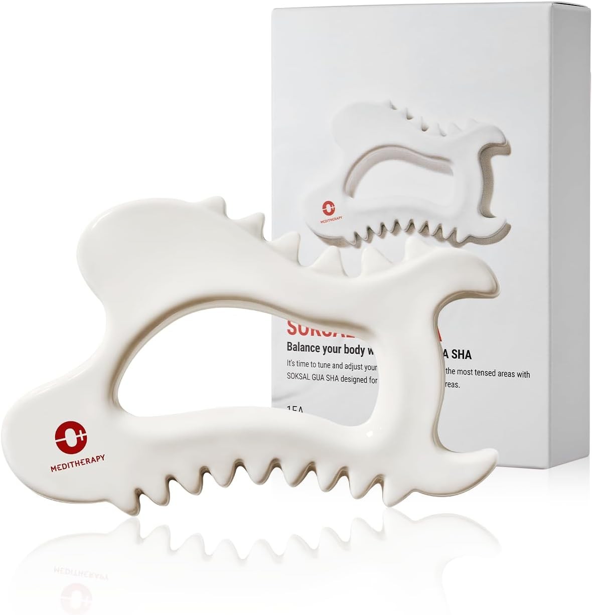 MEDITHERAPY SOKSAL GUASHA,Ceramic Gua Sha,Body Massage Tool FREE SHIPPING
