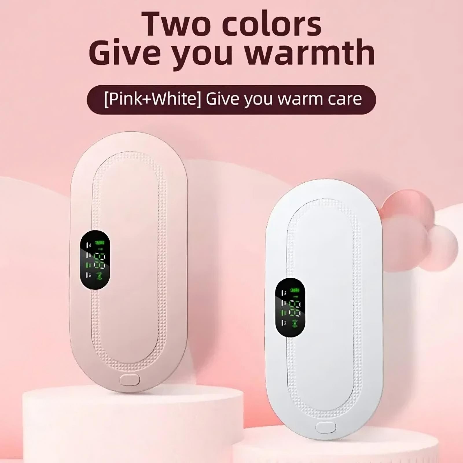 Menstrual Relief Heating & Vibration Belt Electric Massager for Waist & Abdomen