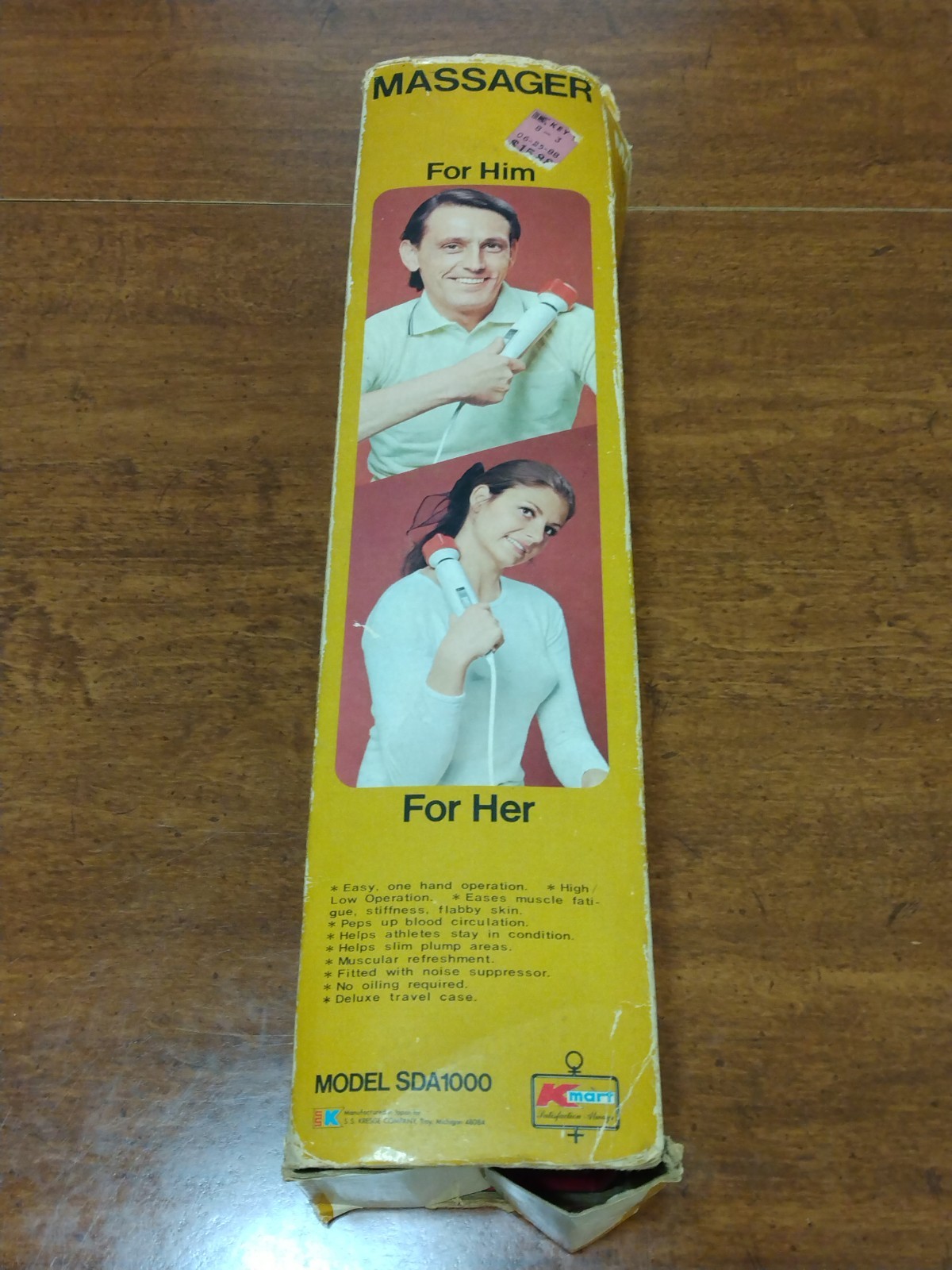Kmart 20w 2 Speed Japan Handheld Wand Massager SDA1000