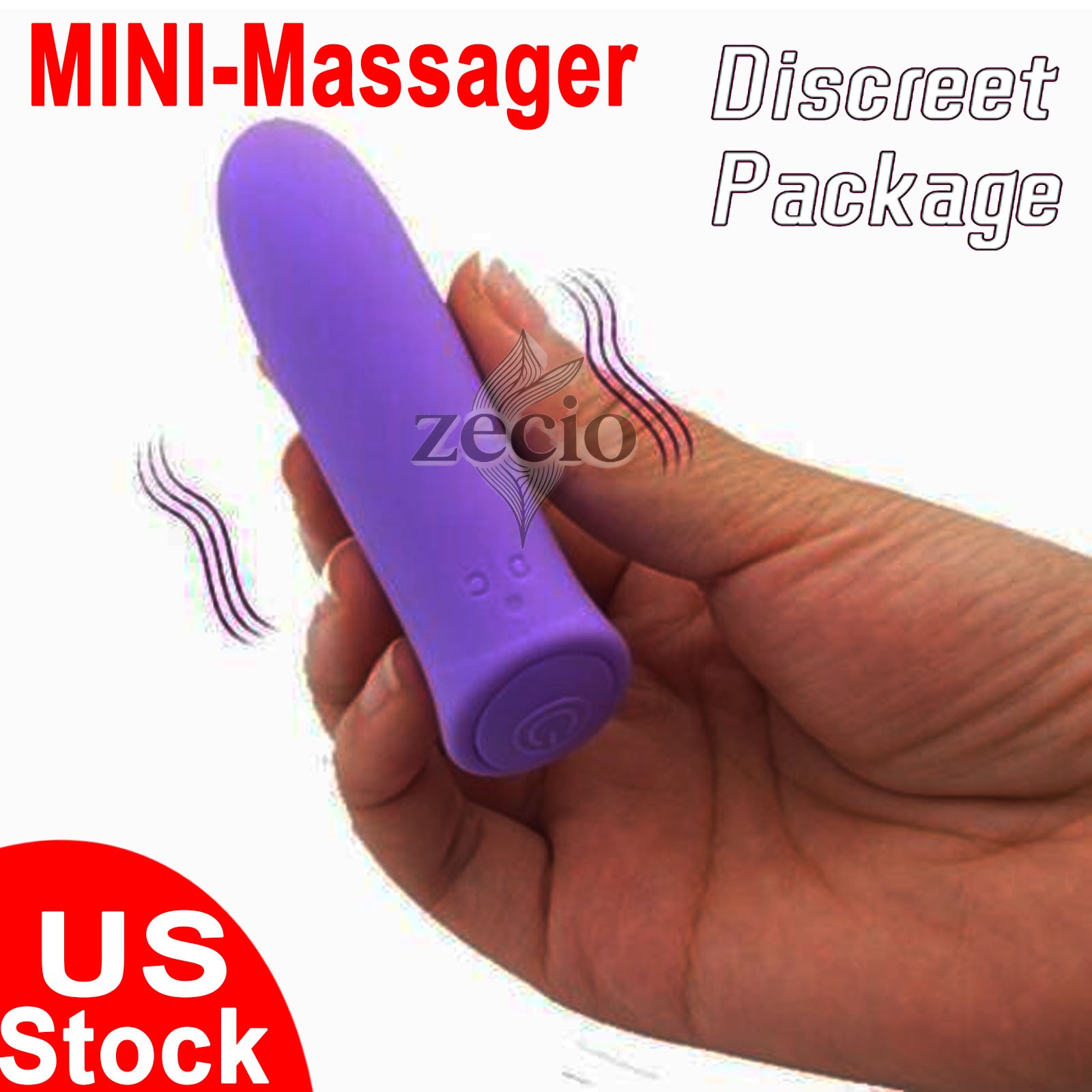 Personal Massager Hand Held for Women Body Bullet Quiet Female Vibraters Wand