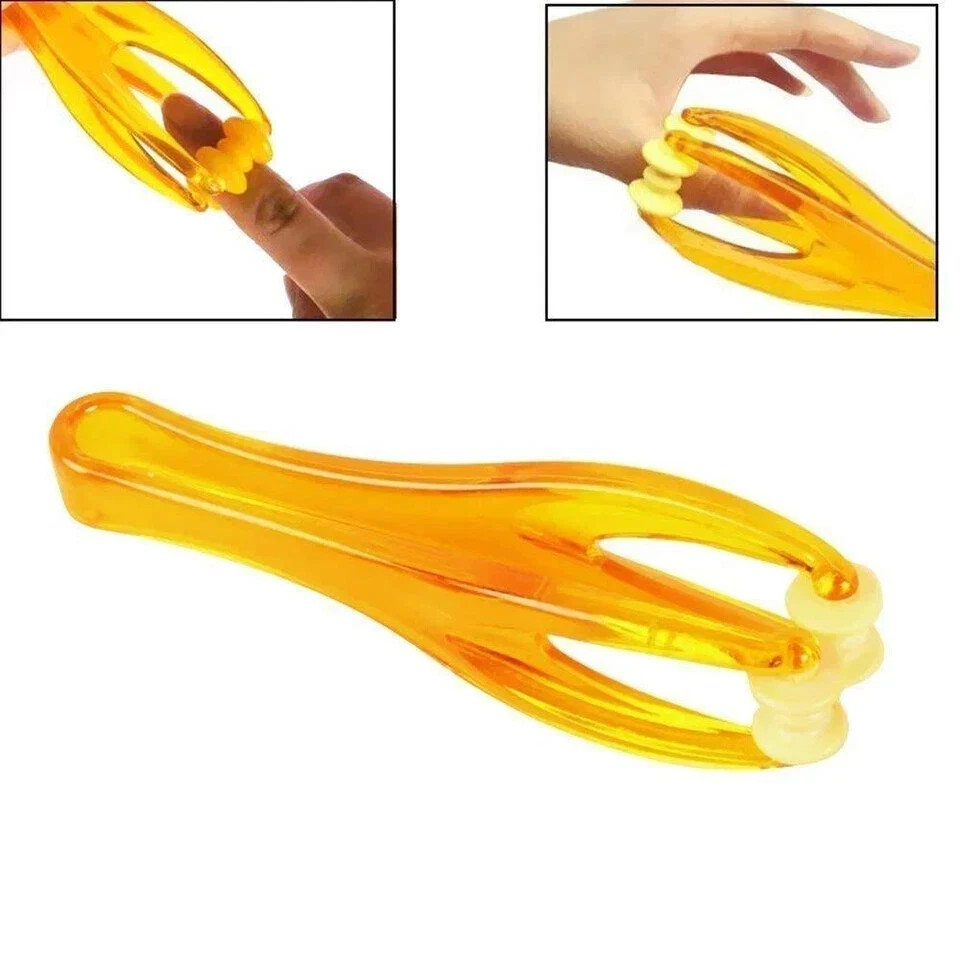 Acupressure Pain Relief Yubi Lax Germa 1 Finger Roller and 5 Sujok Ring Massager