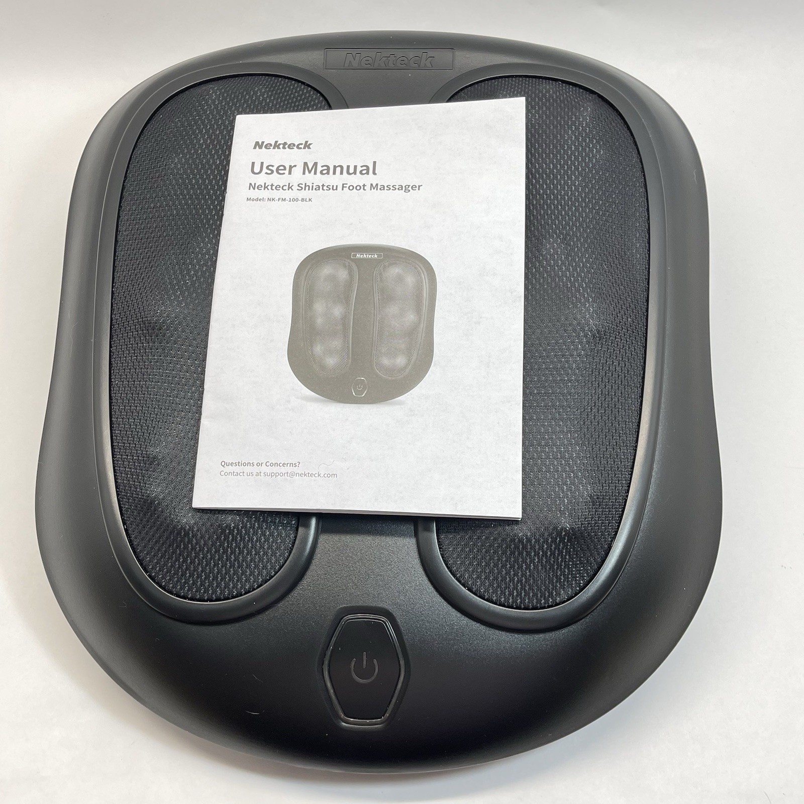 Nekteck Foot Massager NK-FM-100-BLK Shiatsu Heat Open Box Test