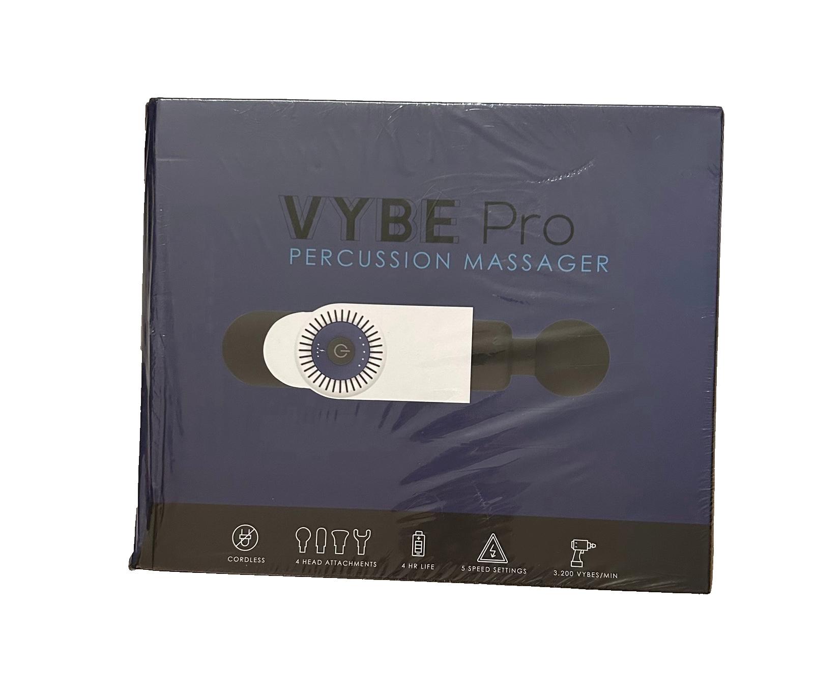 VYBE Pro Percussion Massage Gun Deep Tissue Muscle Massager New Sealed