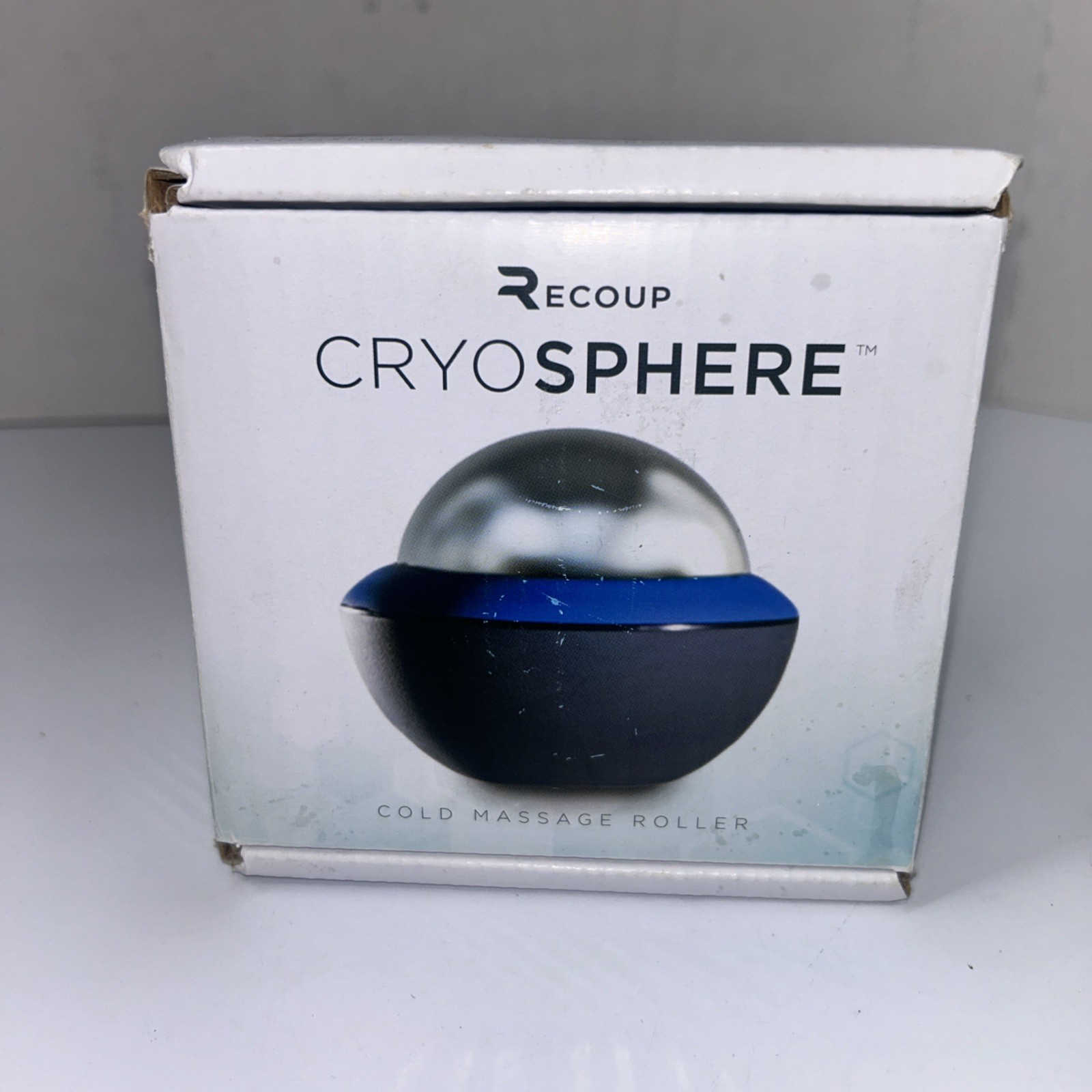 Recoup Cryosphere Cold & Massage Roller & Ball 2-in-1, in Box, Instructions