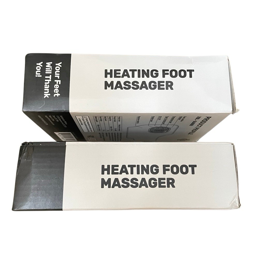 Two New EMSense Triple Therapy Heated Vibration Foot Massager XBL-8688B Gray