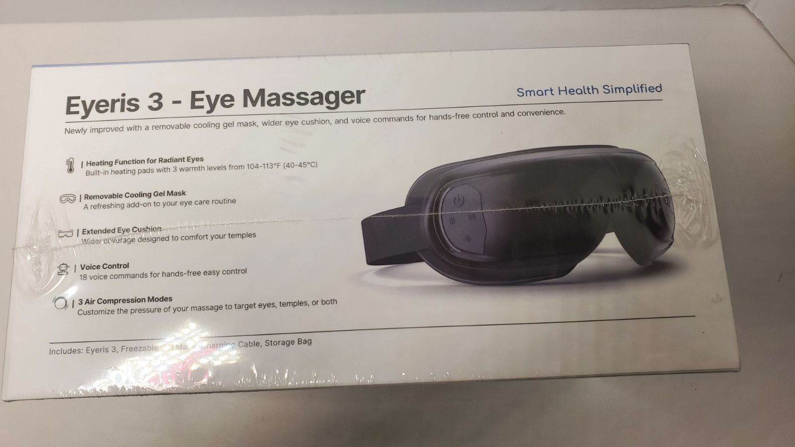 NIB Renpho Eyeris 3 Eye Massager with Voice Control