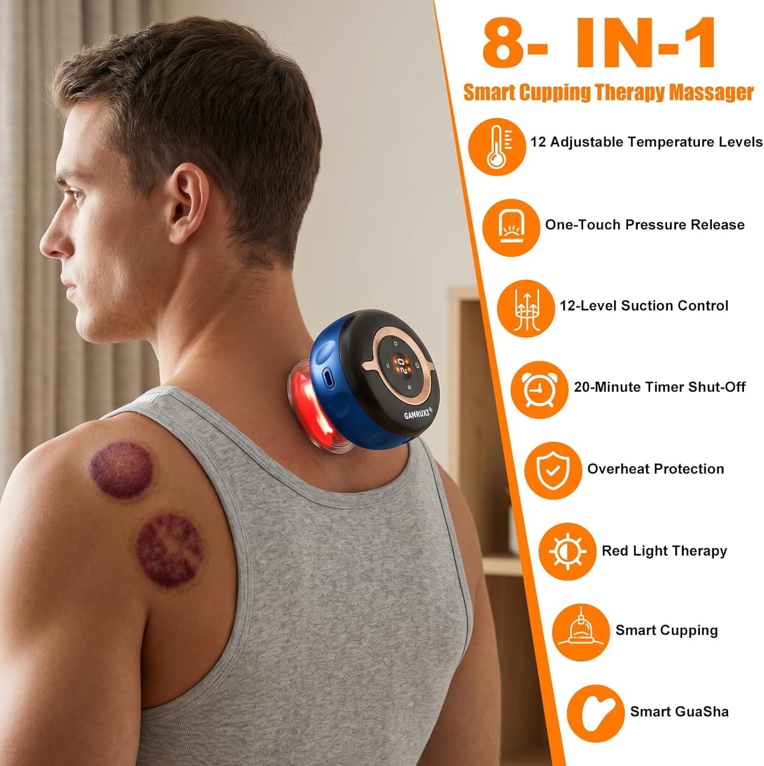 1 Pack Cupping Set – Home Therapy Kit (Blue) | Portable Cupping
