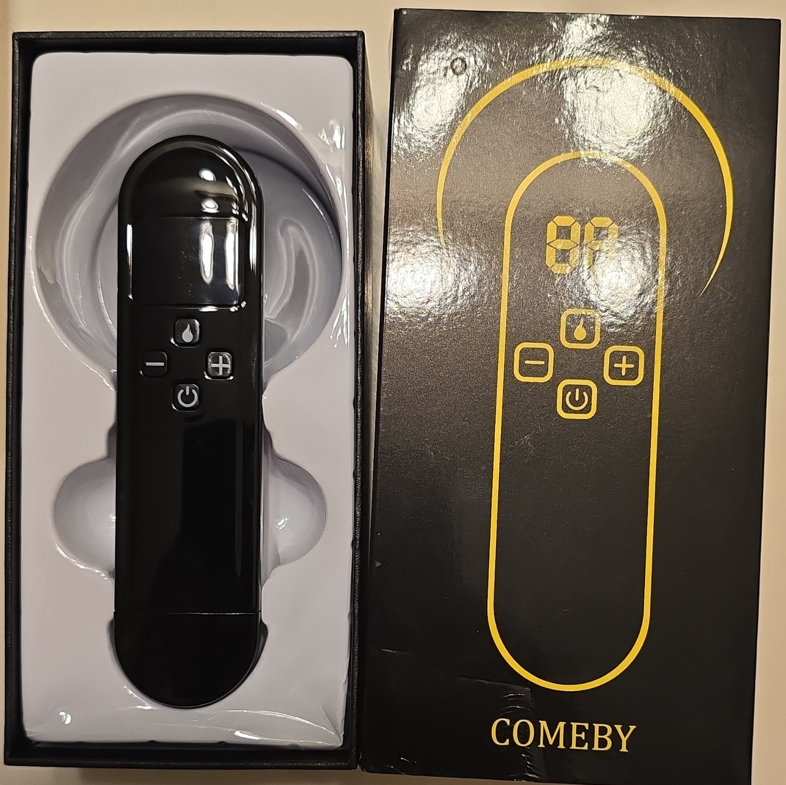 Comeby Fat Burning Iron Handheld Body Massager Rechargeable USB Charging