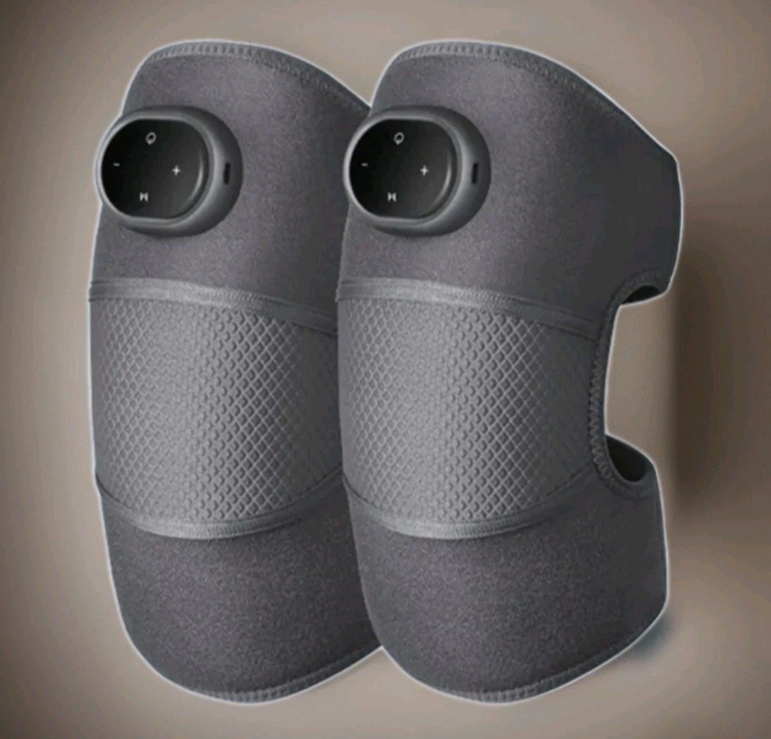 2PK Heated Vibrating Knee Massager, Cordless Knee Support Wrap for Joint Pain