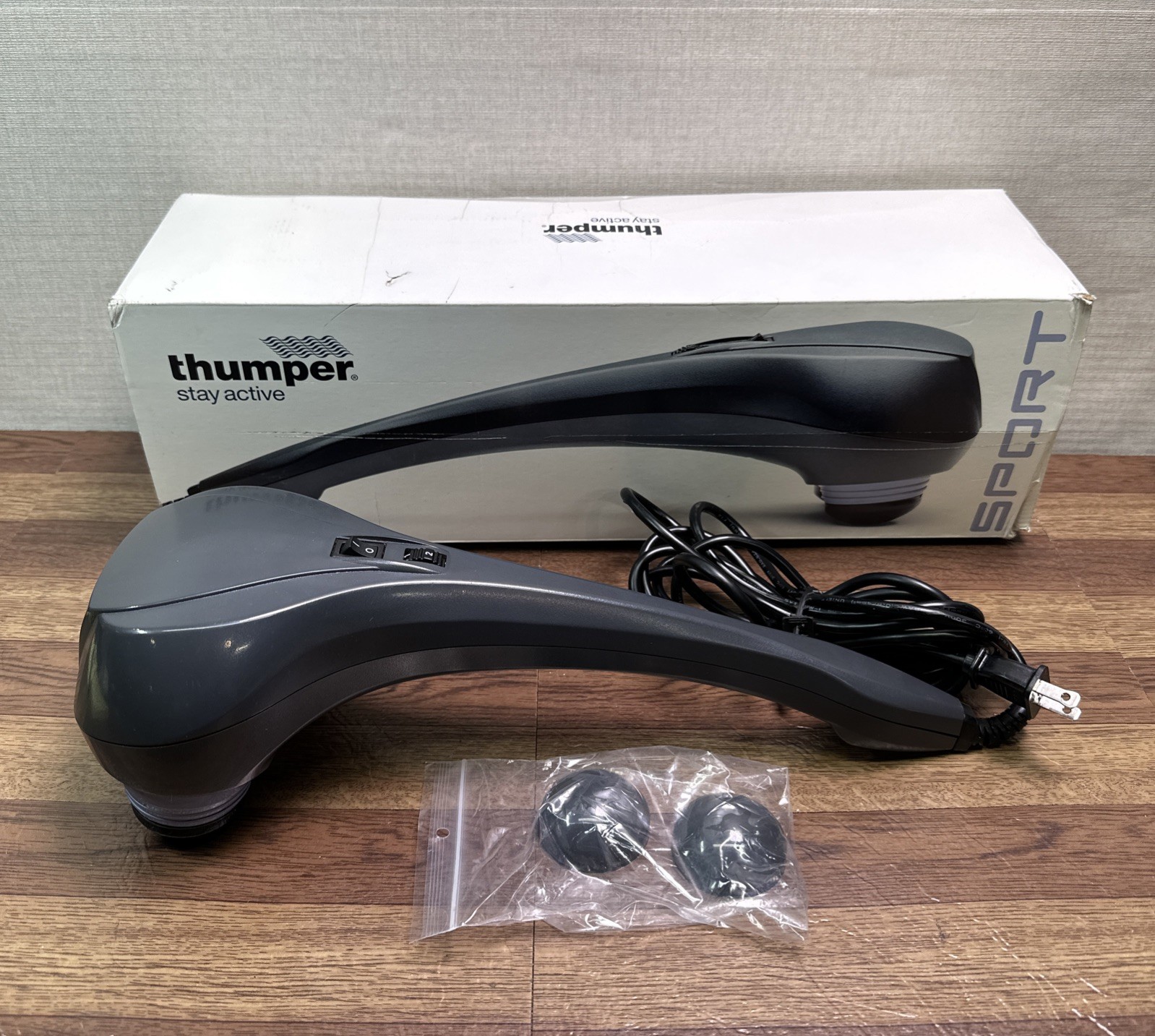 Thumper Sport Deep Tissue Massager Model E501NA Full Body Percussion 5 Speed