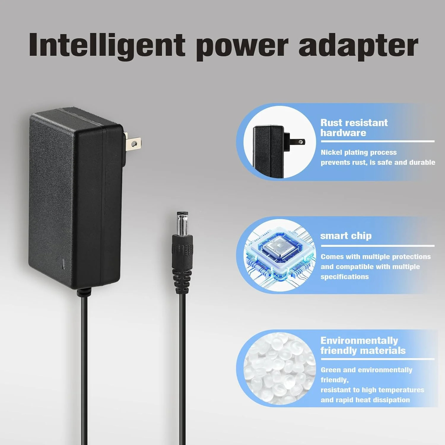 12V~12.6V 1.0A Massage Gun Charger, for Cholas KZD02 Tyiaus、JamGym、Helicos、Headn