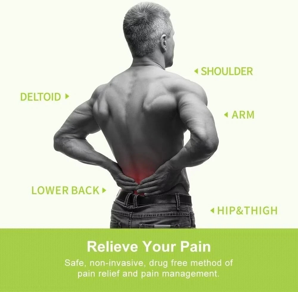 Portable Dual Channel TENS Pain Relief Machine with 20 Modes & High-Quality Pads
