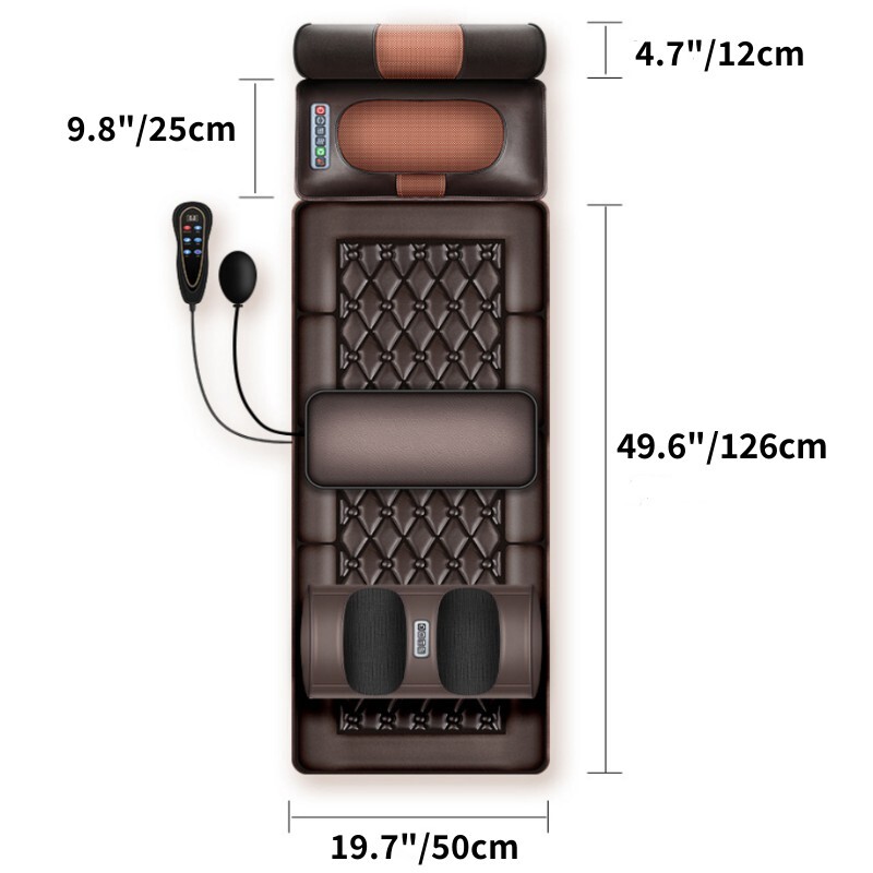 Full Body Electric Massage Mat Electric Massage Mattress Vibrating Heating Pad