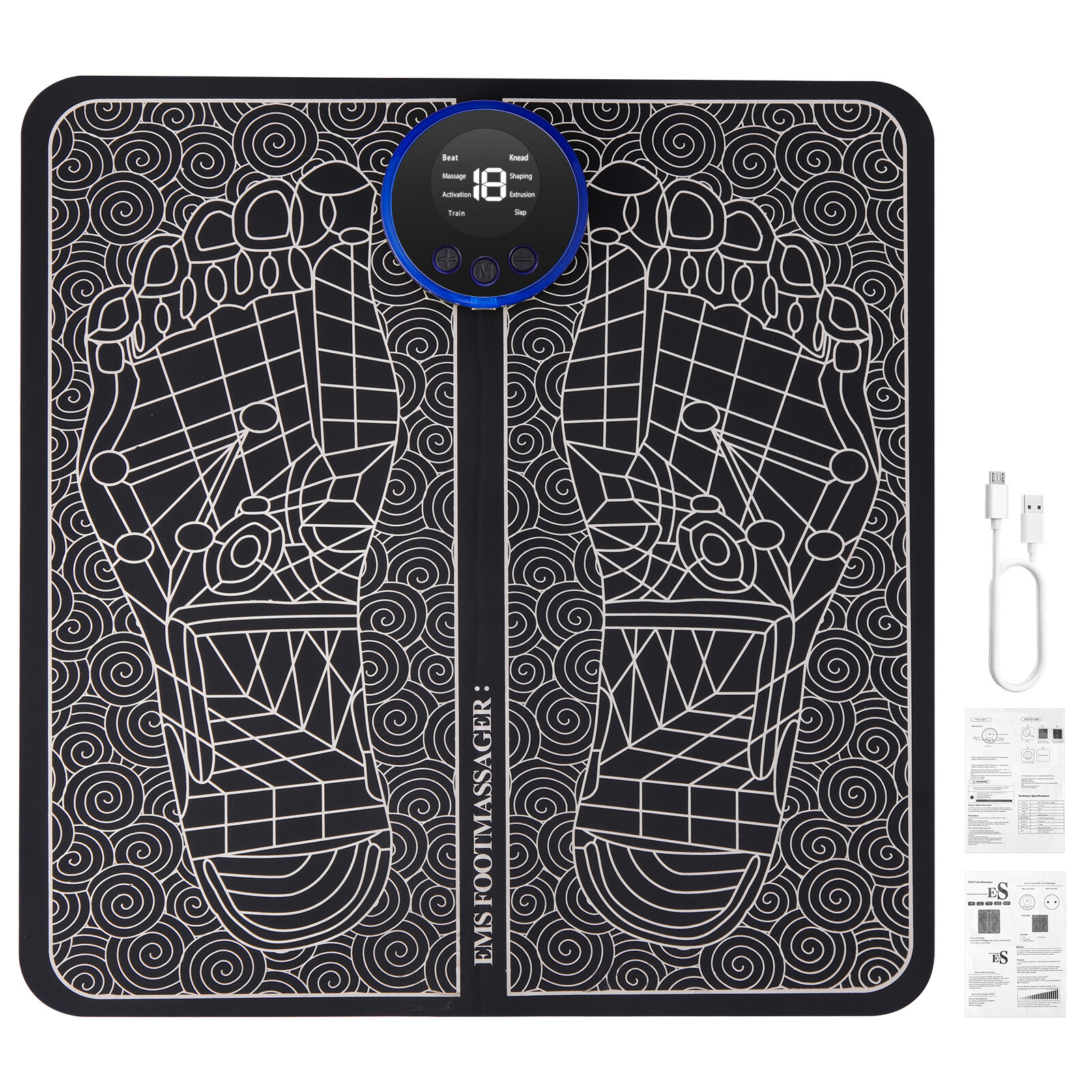 Foot Massager Leg Reshaping Electric Deep Kneading Muscle Pain Relax Machine NEW