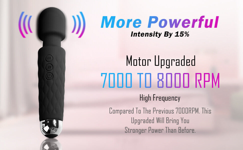 Adult Women 20 Speed Handheld Massager Vibrator Wand Vibrating Massage 5 colors