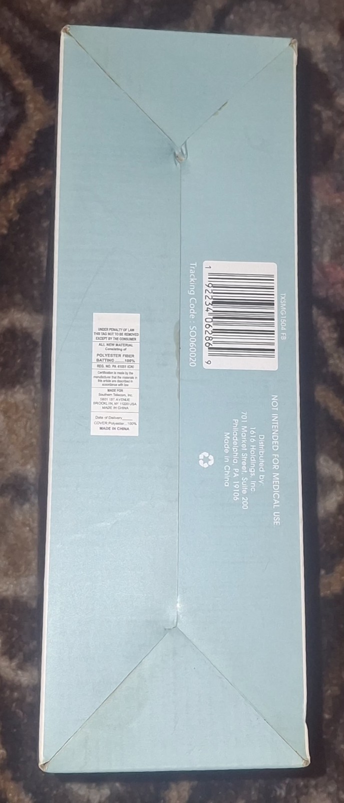 BRAND NEW Cozy Heated Asora Gray Plush Foot Pillow w/ Soothing Vibration Massage