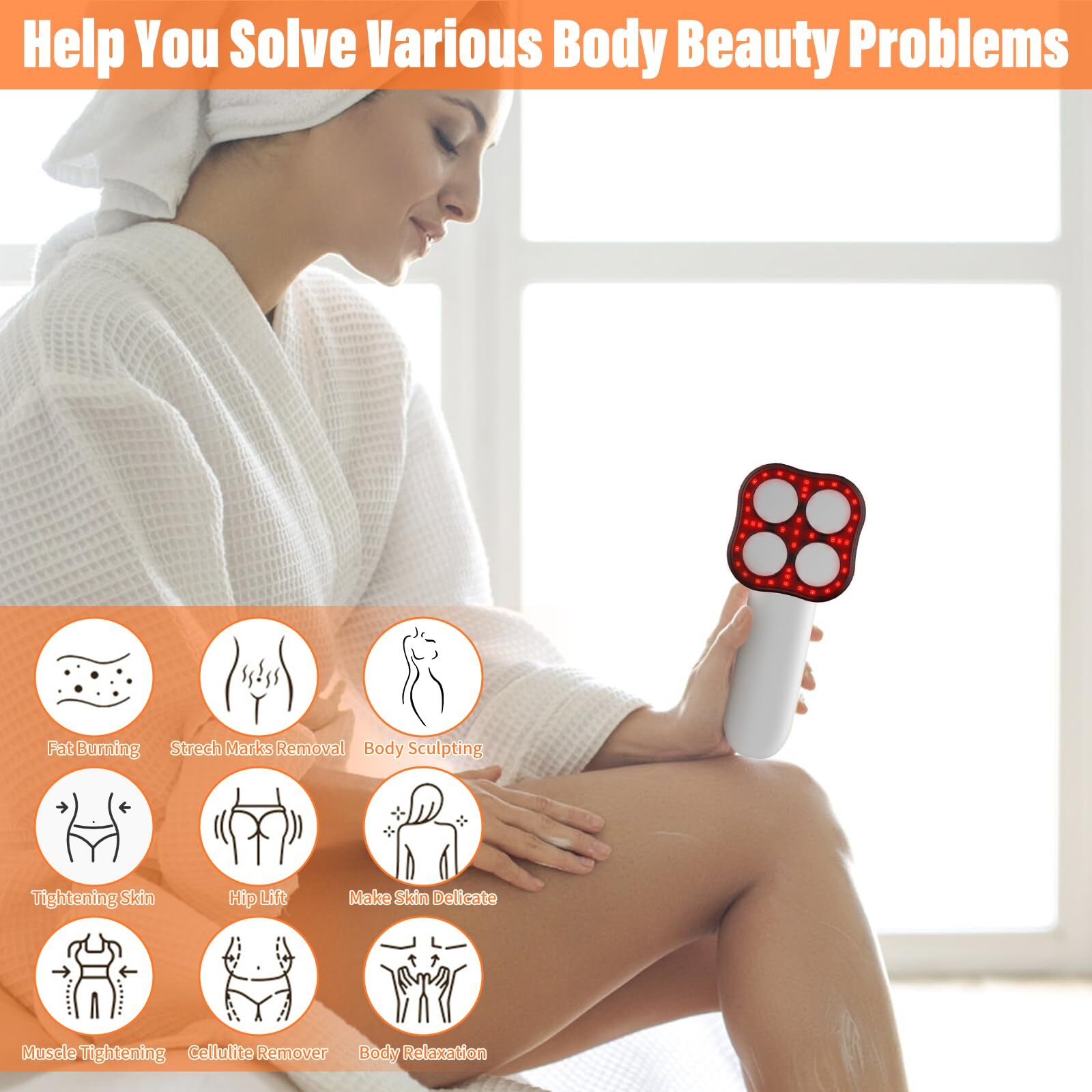 Electric Body Slimming Machine Belly Slimming Skin Tightening Body Massager