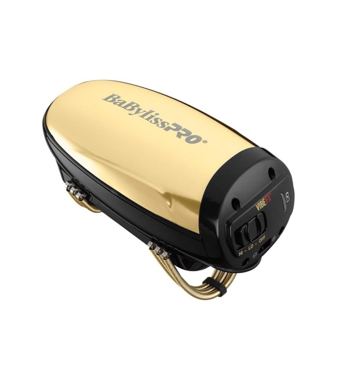 BaBylissPRO VIBEFX 2-Speed Cord/Cordless Massager – FXSSMG – Gold