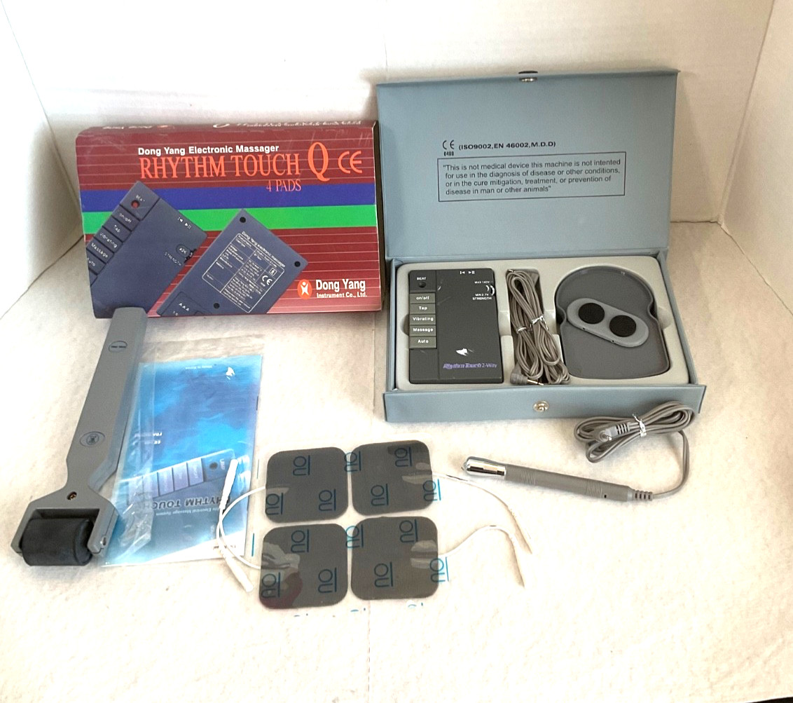 Dong Yang Electronic Massager Rhythm Touch Q 4Pads 2-way Remote Control Cable Pa