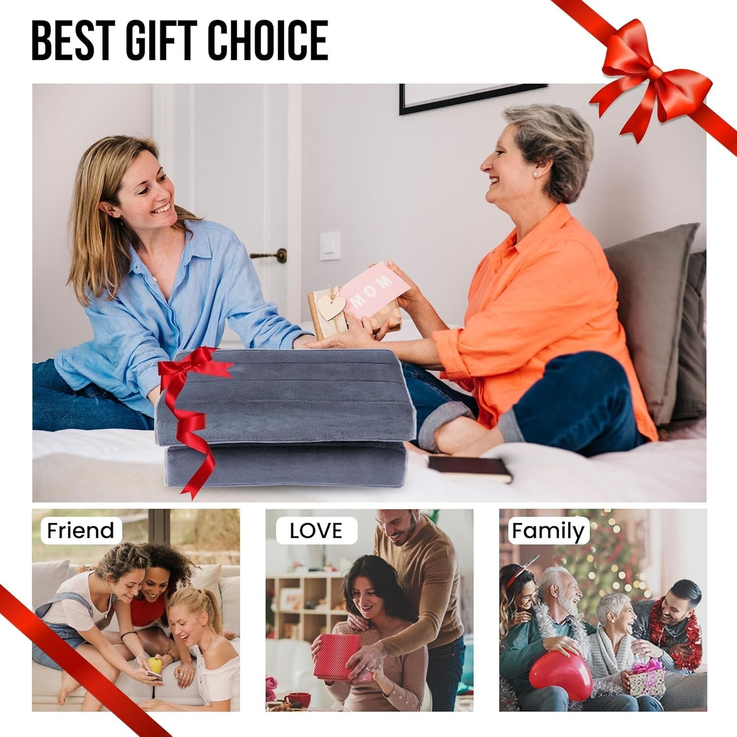 Relaxation Massage Mat with 10 Vibrating Motors & 6 Heating Pads – Ideal Gift