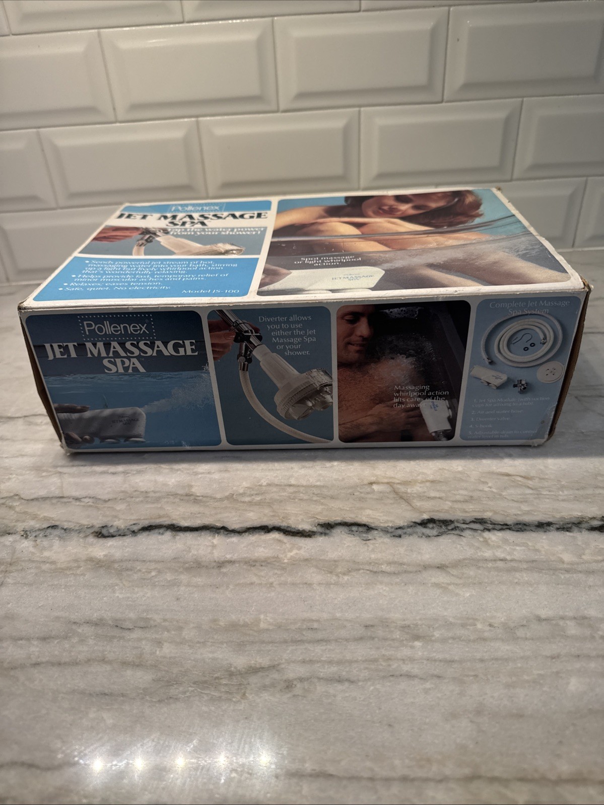 Pollenex JS-100 Bubble Jet Massage Spa Spot Massage Light for Whole Body Vtg