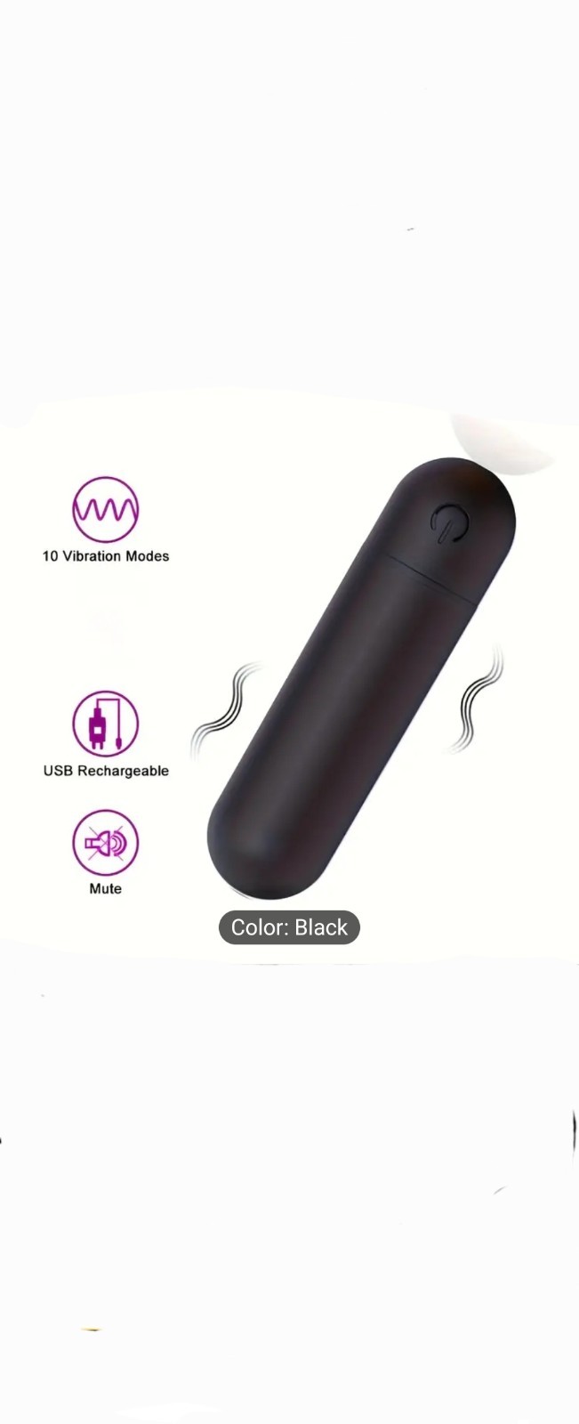 Mini Bullet Jumping Egg 10 Frequency Female Toy Device with Strong Shock