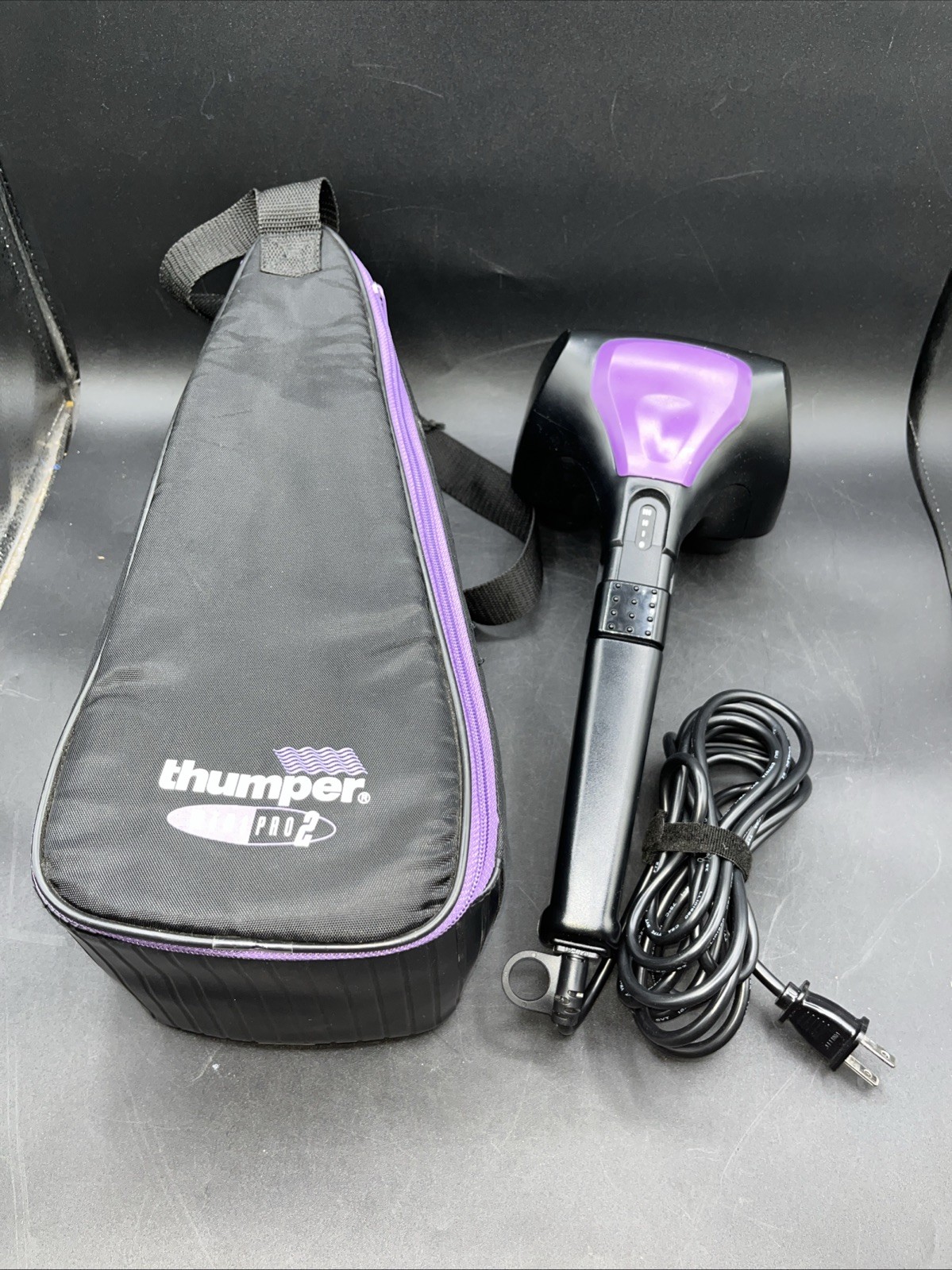 Thumper Mini Pro 2 Handheld Percussion Massager NA01N with Carrying Case